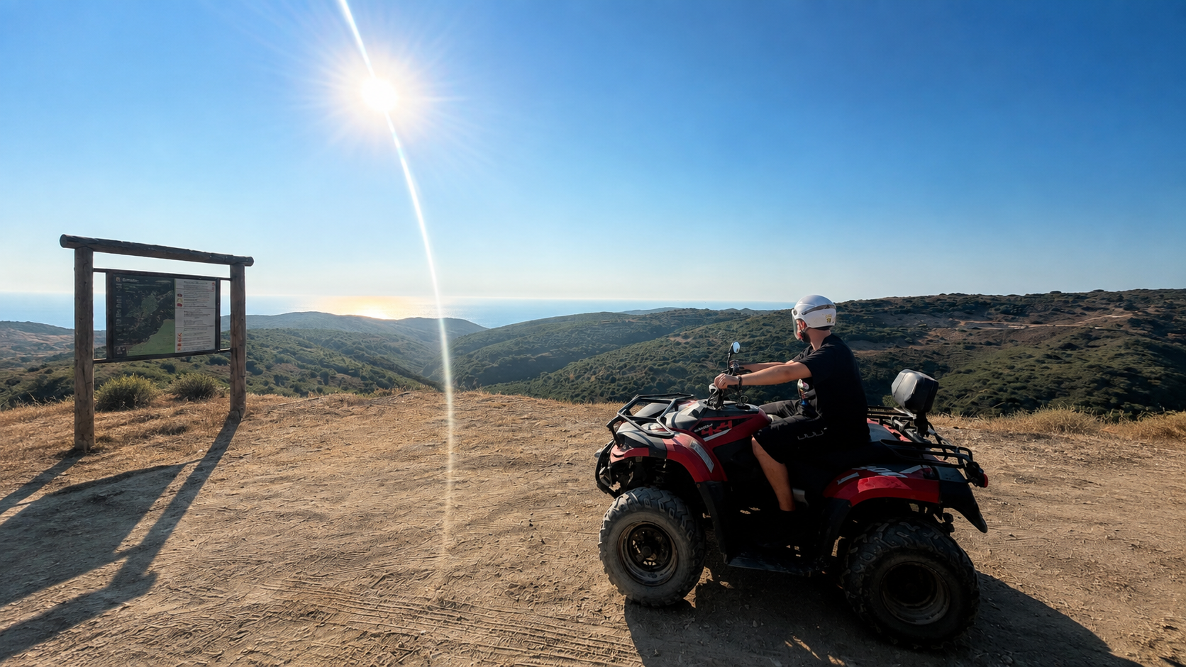 ATV adventure on the Albanian coast
